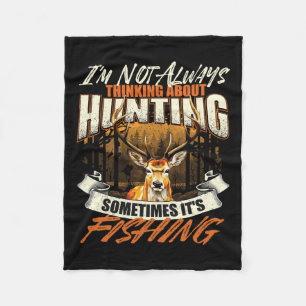 Ich denke nicht immer an die Jagd - Wildtiere D Fleecedecke