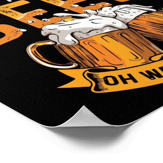 Ich denke nicht immer an Titten und Bier Poster (Ecke)