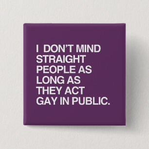 ICH DENKE NICHT SO LANGE AN STRACHTE MENSCHEN BUTTON