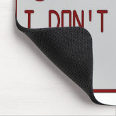 Ich denke nicht so! mousepad (Ecke)