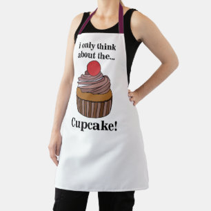 Ich denke nur an den Kuchen Schürze