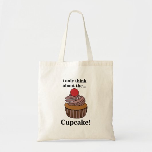 Ich denke nur an den Kuchen Tragetasche (Vorne)