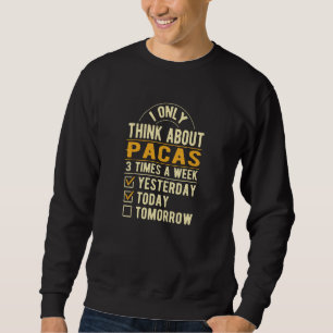 Ich denke nur, dass Gibnut Humor Nagetier ist Sweatshirt