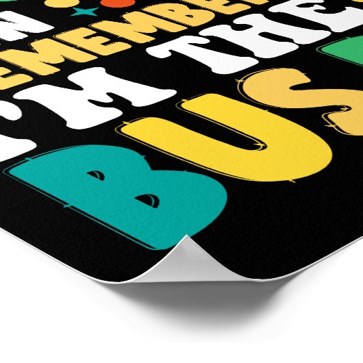 Ich denke oft daran, den lustigen Busfahrer der Sc Poster (Ecke)