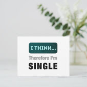 Ich denke postkarte (Stehend Vorderseite)