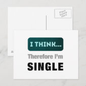 Ich denke postkarte (Vorne/Hinten)