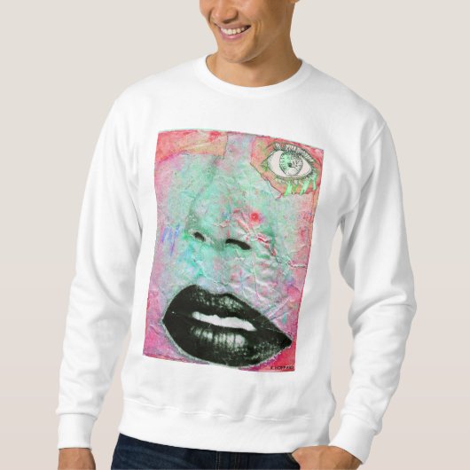 Ich denke Rosa! Sweatshirt (Vorderseite)