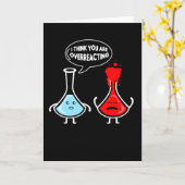 Ich denke, Sie überreagieren die Chemie Karte (Gelbe Blume)