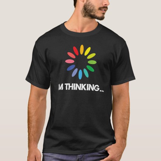 Ich denke, Techies Computer Coding Geeks Nerd Pr T-Shirt (Vorderseite)