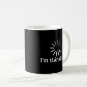 Ich denke über den Tellerrand für Denker nach Kaffeetasse (VorderseiteRechts)