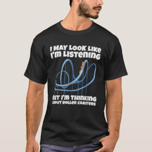 Ich denke über Roller Untersetzer lustig T-Shirt