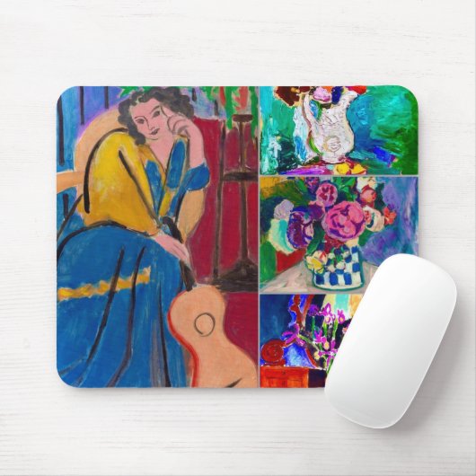 Ich denke, wie wunderschön die Blume von Matisse s Mousepad (Mit Mouse)