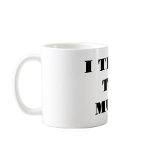 Ich denke zu viel - Kaffeetasse