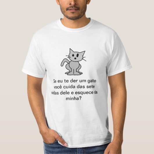 Ich der dir eine Katze? T-Shirt (Vorderseite)
