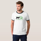 Ich der Männer 'bin wirklich ein Cat T-Shirt (Vorne ganz)