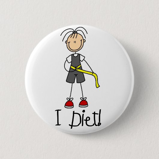 Ich Diät Knopf Button (Vorderseite)