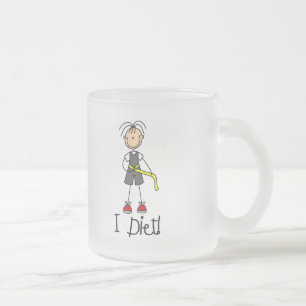 Ich Diät T-Shirts und Geschenke Mattglastasse
