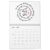 Ich dich... Ein Jahr der Liebe Kalender (Mär 2026)