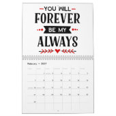 Ich  dich... Ein Jahr der Liebe Kalender (Feb 2027)