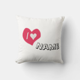 “Ich❤️Dich Herz – Süßes Romantisches Geschenkdesig Kissen