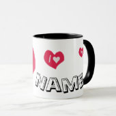 “Ich❤️Dich Herz – Süßes Romantisches Geschenkdesig Tasse (VorderseiteRechts)