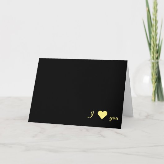 Ich ♥ dich, Karte (Vorderseite)
