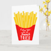 Ich  dich mehr als französische Freunde Karte (Gelbe Blume)