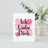ich dich postkarte (Stehend Vorderseite)