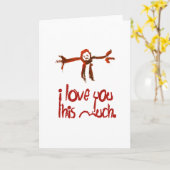 Ich  dich so sehr karte (Gelbe Blume)