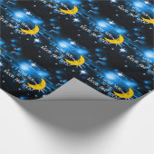 Ich dich zum Mond und zurück - Starry Sky Geschenkpapier (Ecke)