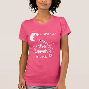 Ich  dich zum Mond und zurück T-Shirt