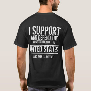 Ich diene keinen Mann (Schwarzes) T-Shirt