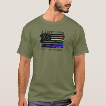 Ich diente auch - Männerveteran. U.S. Army Veteran