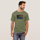 Ich diente auch - Männerveteran. U.S. Army Veteran T-Shirt (Vorne ganz)