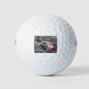Ich diente - Irag Combat Veteran Golfball