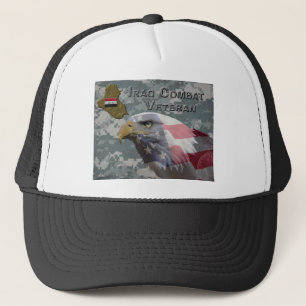 Ich diente - Irak-Kampf-Veteran Truckerkappe