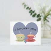 Ich  dir eine Latte! Postkarte (Stehend Vorderseite)