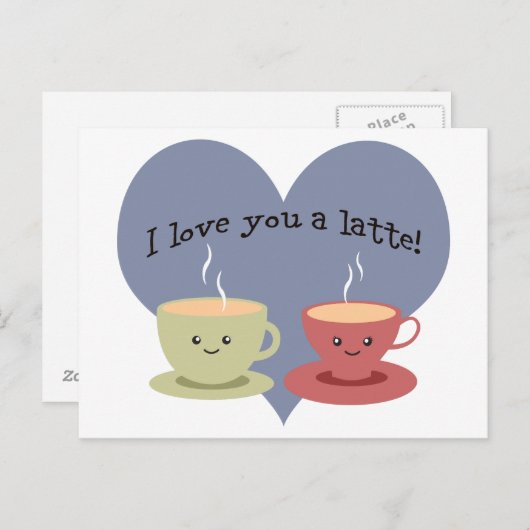 Ich  dir eine Latte! Postkarte (Vorne/Hinten)