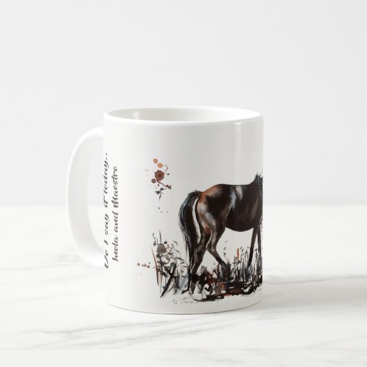 Ich dir, sage ich es heute kaffeetasse (Vorderseite Links)