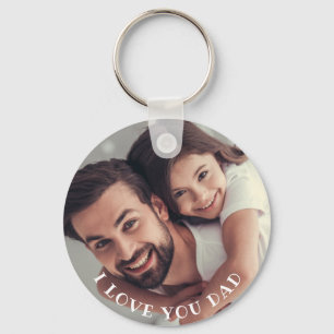 Ich  dir Vater, Personalisiertes Foto  Schlüsselanhänger