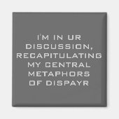 Ich diskutiere magnet (Vorne)