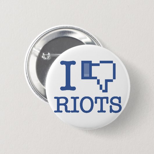 ICH DISKUTIERE RIOTS BUTTON (Vorne & Hinten)