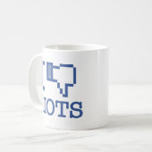 ICH DISKUTIERE RIOTS KAFFEETASSE (Vorderseite Links)