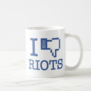 ICH DISKUTIERE RIOTS KAFFEETASSE