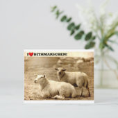 Ich ♥ Dithmarschen! Postkarte (Stehend Vorderseite)