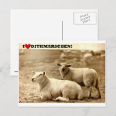 Ich ♥ Dithmarschen! Postkarte (Vorne/Hinten)
