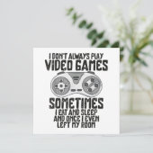 Ich Donner Alwasy Play Video Games Gaming Spaß Fun (Stehend Vorderseite)