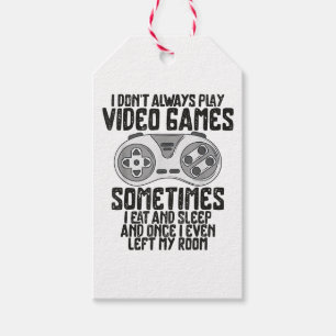 Ich Donner Alwasy Play Video Games Gaming Spaß Fun Geschenkanhänger