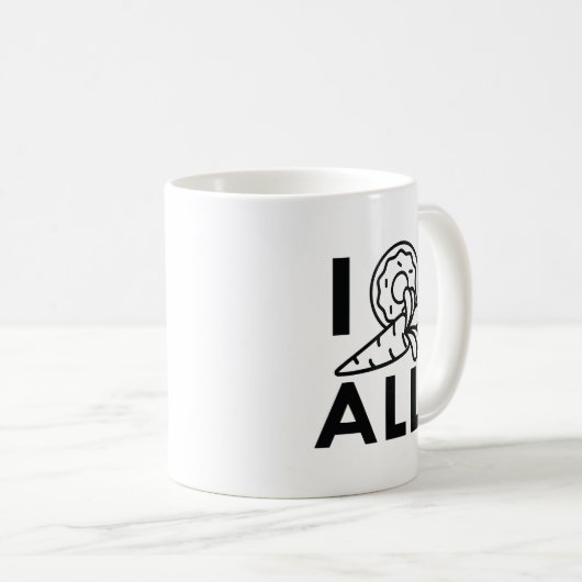 Ich Donut Carrot Kaffeetasse (VorderseiteRechts)