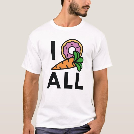 Ich Donut Carrot T-Shirt (Vorderseite)
